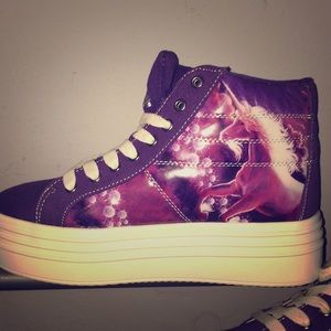 Unicorn platform sneakers